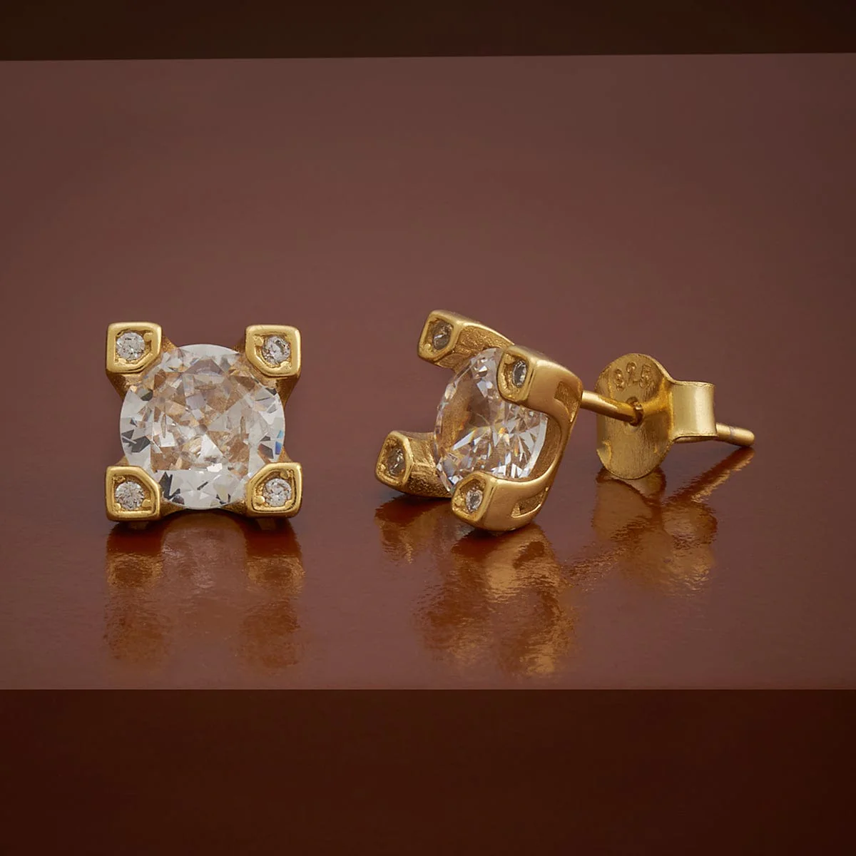 92.5 Silver Earring 164304 - Image 6