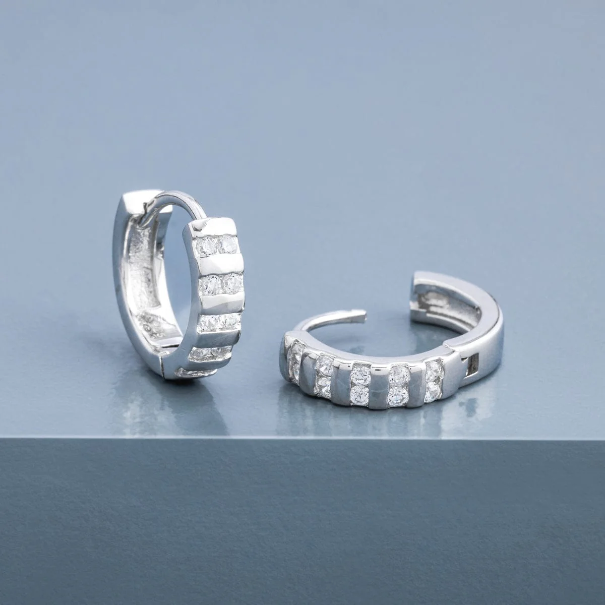 92.5 Silver Earring 191452 - Image 5