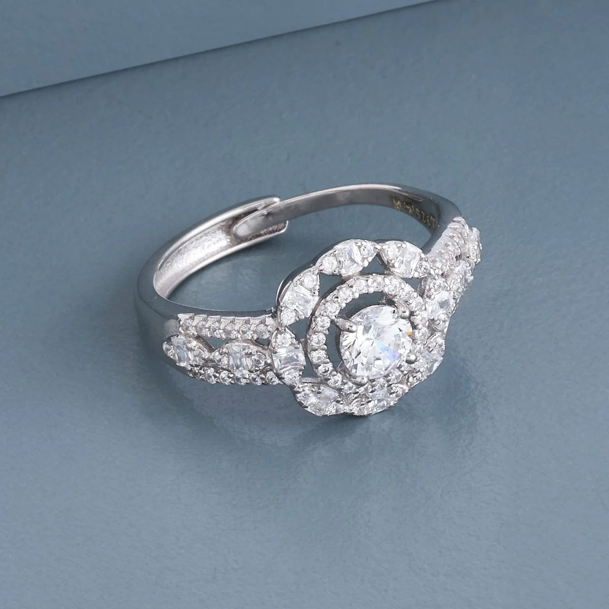 92.5 Silver Finger Ring 191188 - Image 6