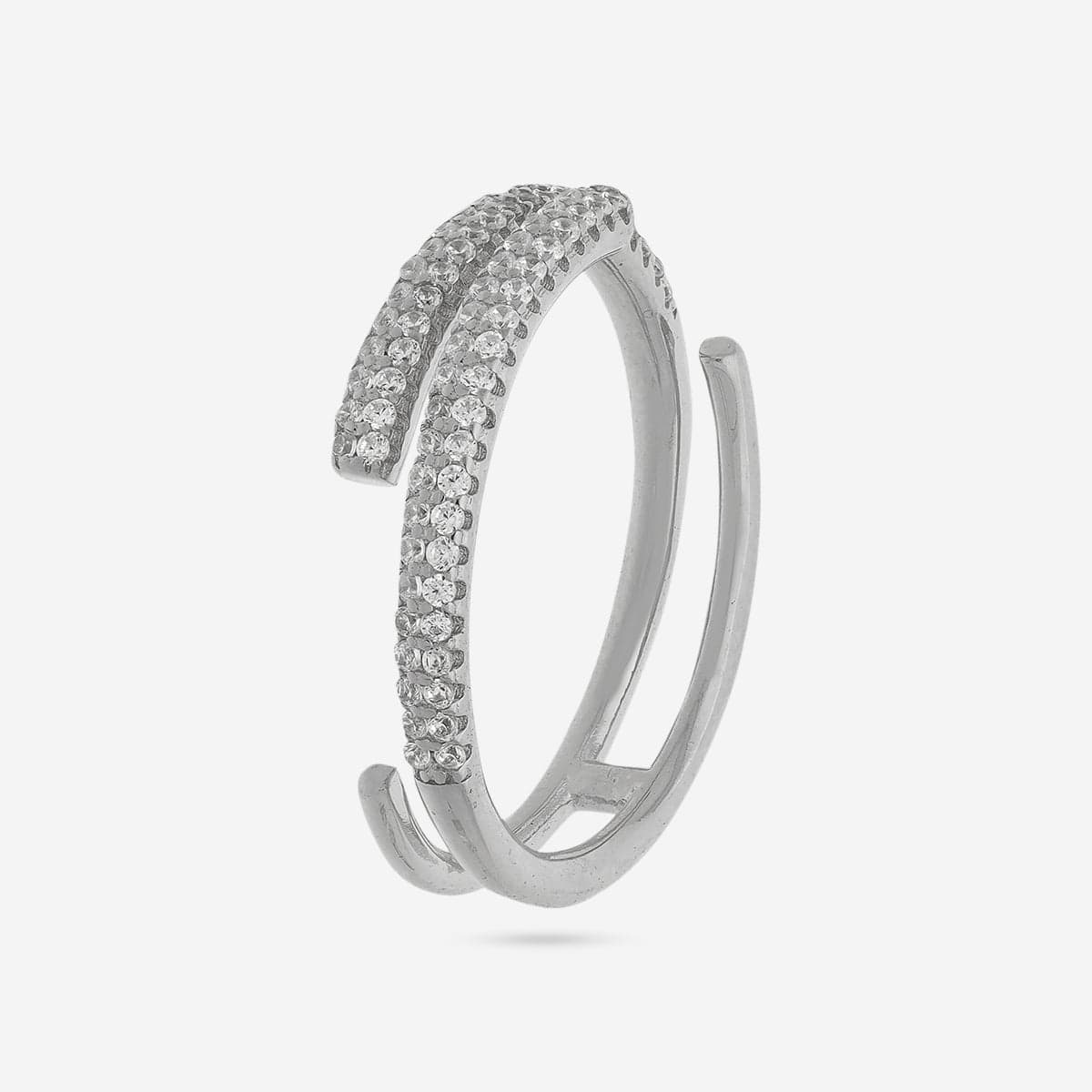 92.5 Silver Finger Ring 194127 - Image 5