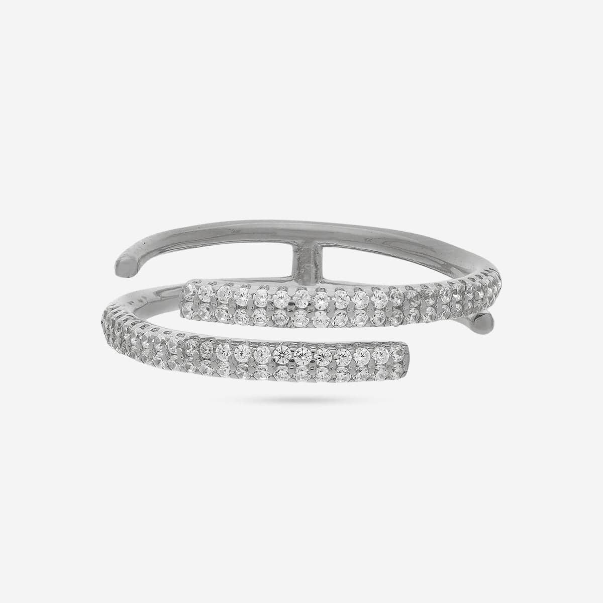92.5 Silver Finger Ring 194127 - Image 8