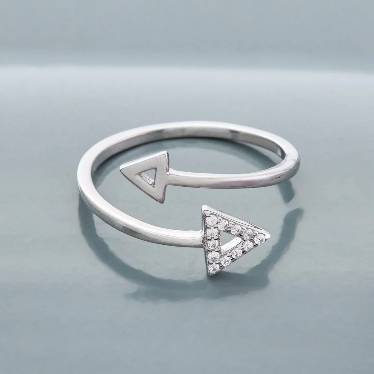 92.5 Silver Finger Ring 194141 - Image 7