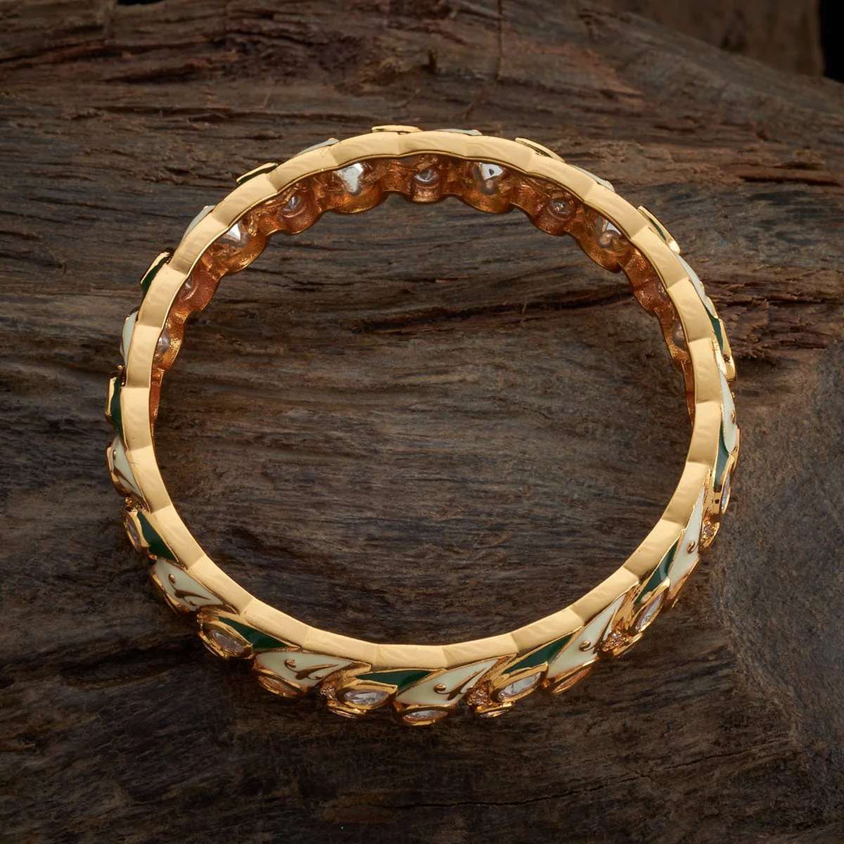 Kundan Bangle 158524 - Image 3