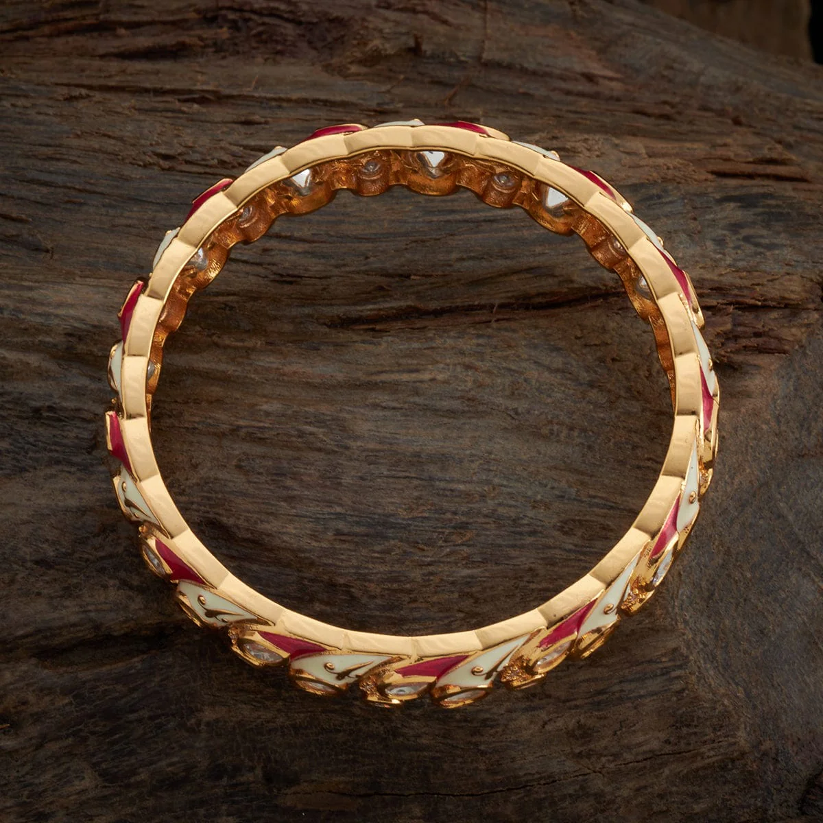 Kundan Bangle 158524 - Image 6