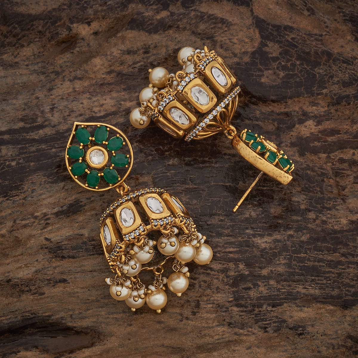 Kundan Earring 182296 - Image 3