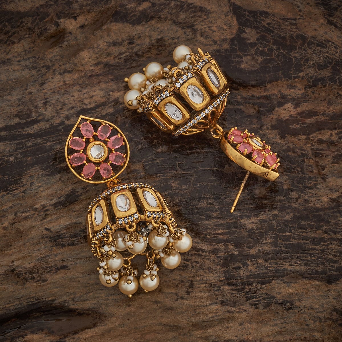 Kundan Earring 182296 - Image 6