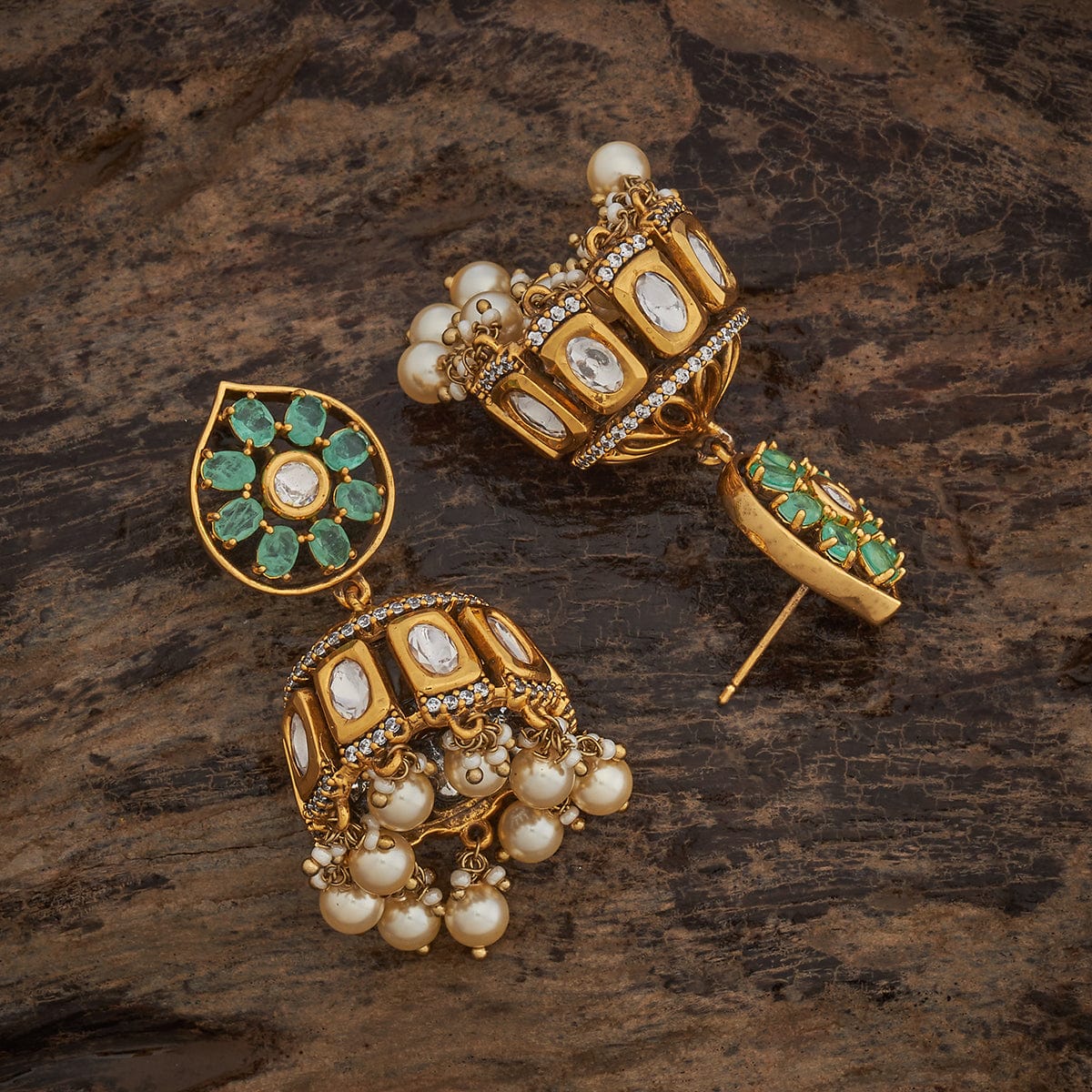 Kundan Earring 182296 - Image 8