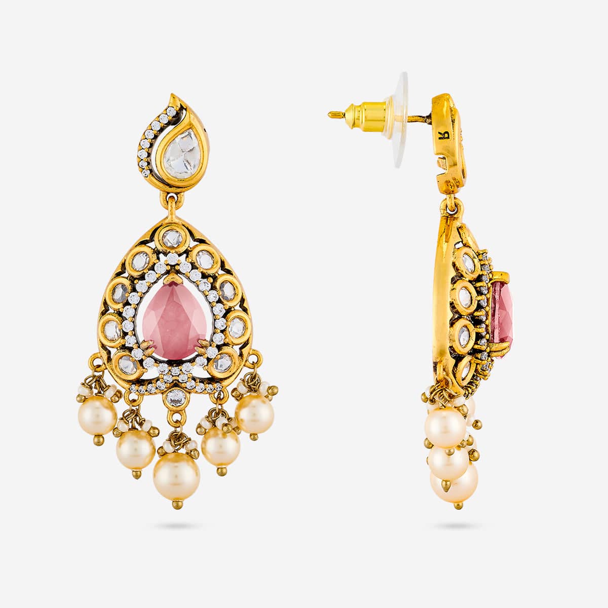 Kundan Earring 195205 - Image 6