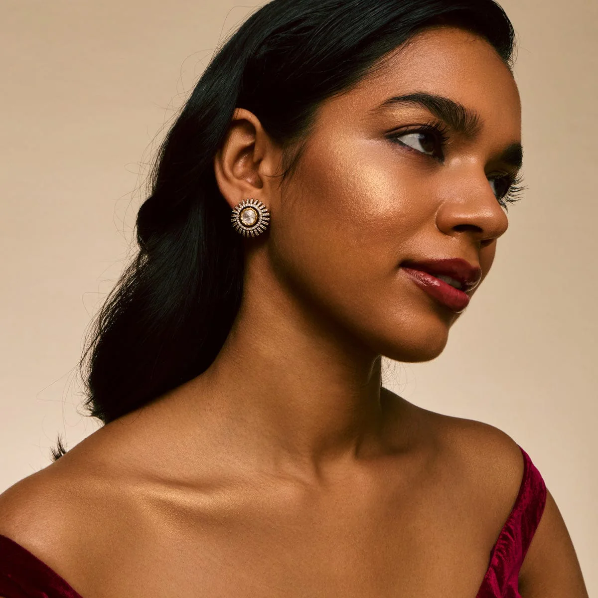Kundan Earring 196776 - Image 3