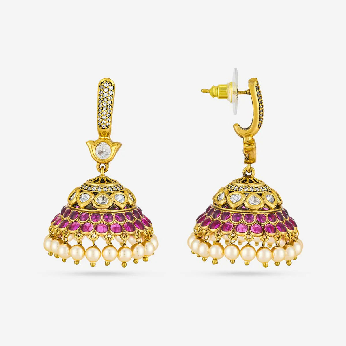Kundan Earring 196888 - Image 3