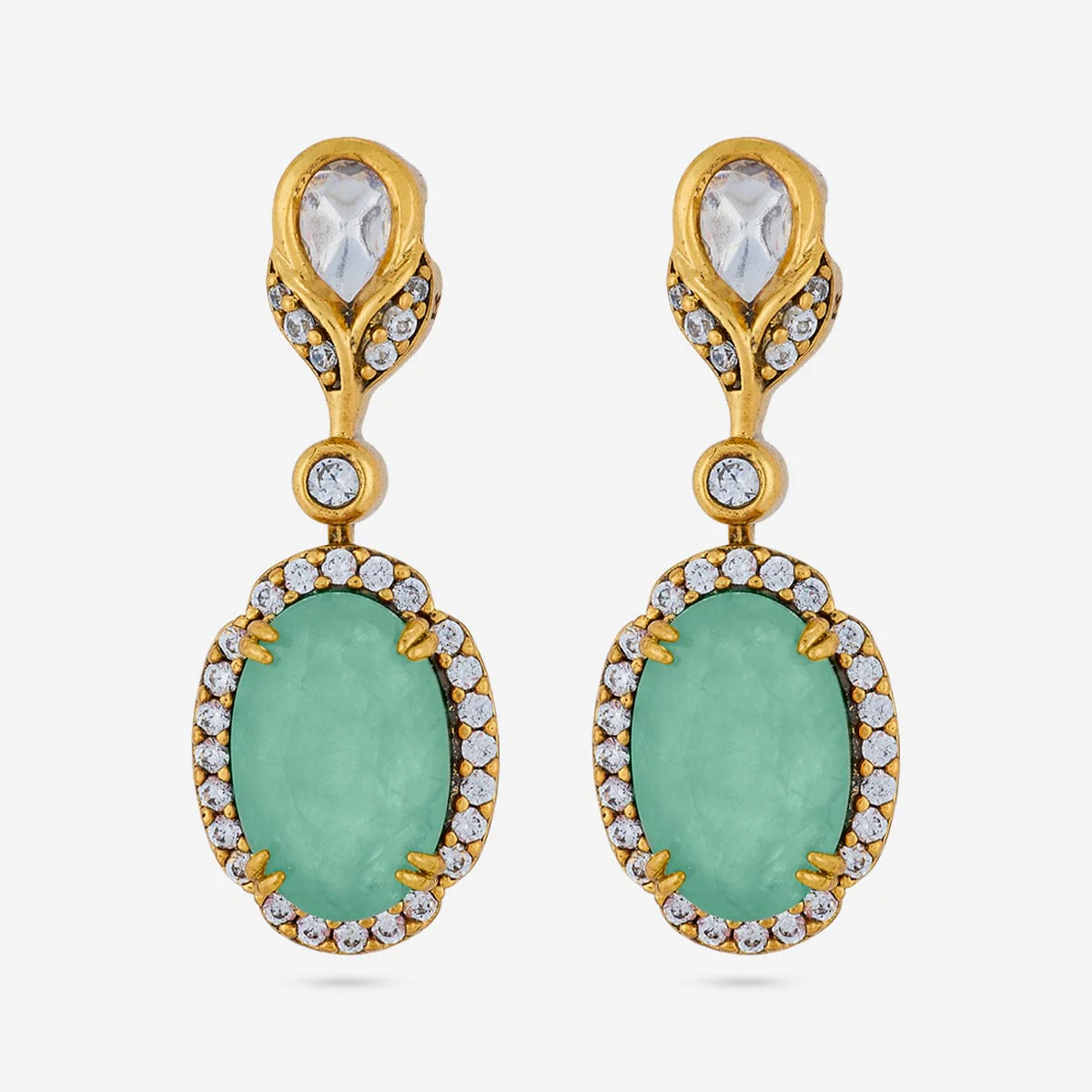 Kundan Earring 196903 - Image 11