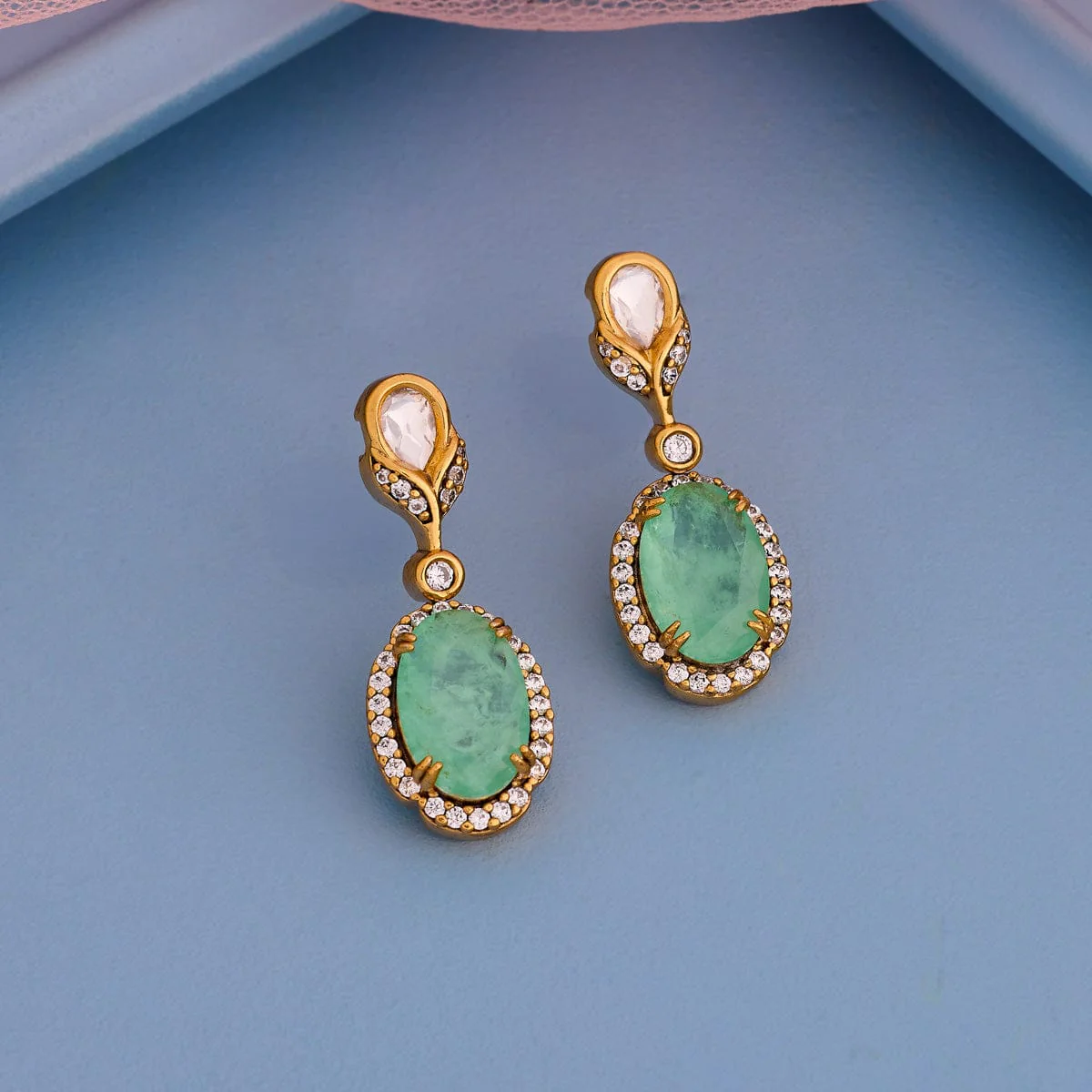 Kundan Earring 196903 - Image 12