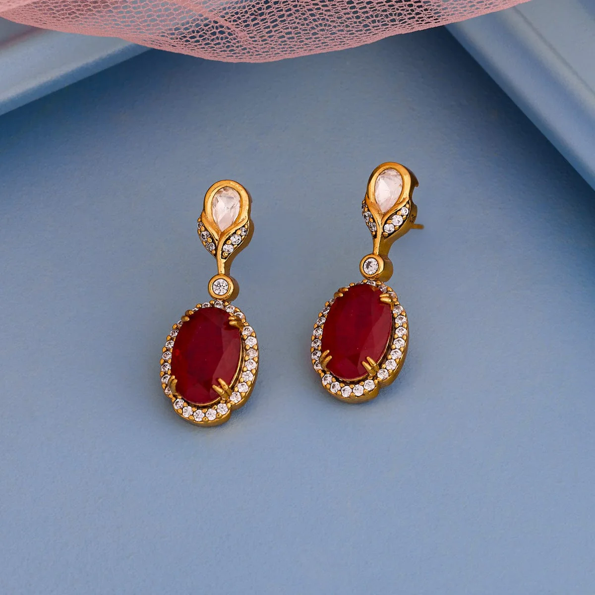 Kundan Earring 196903 - Image 2