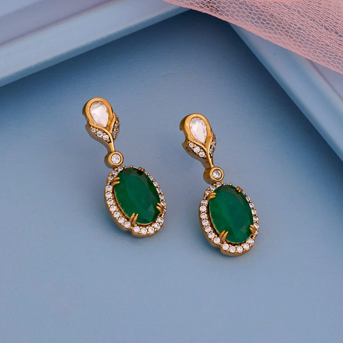 Kundan Earring 196903 - Image 5