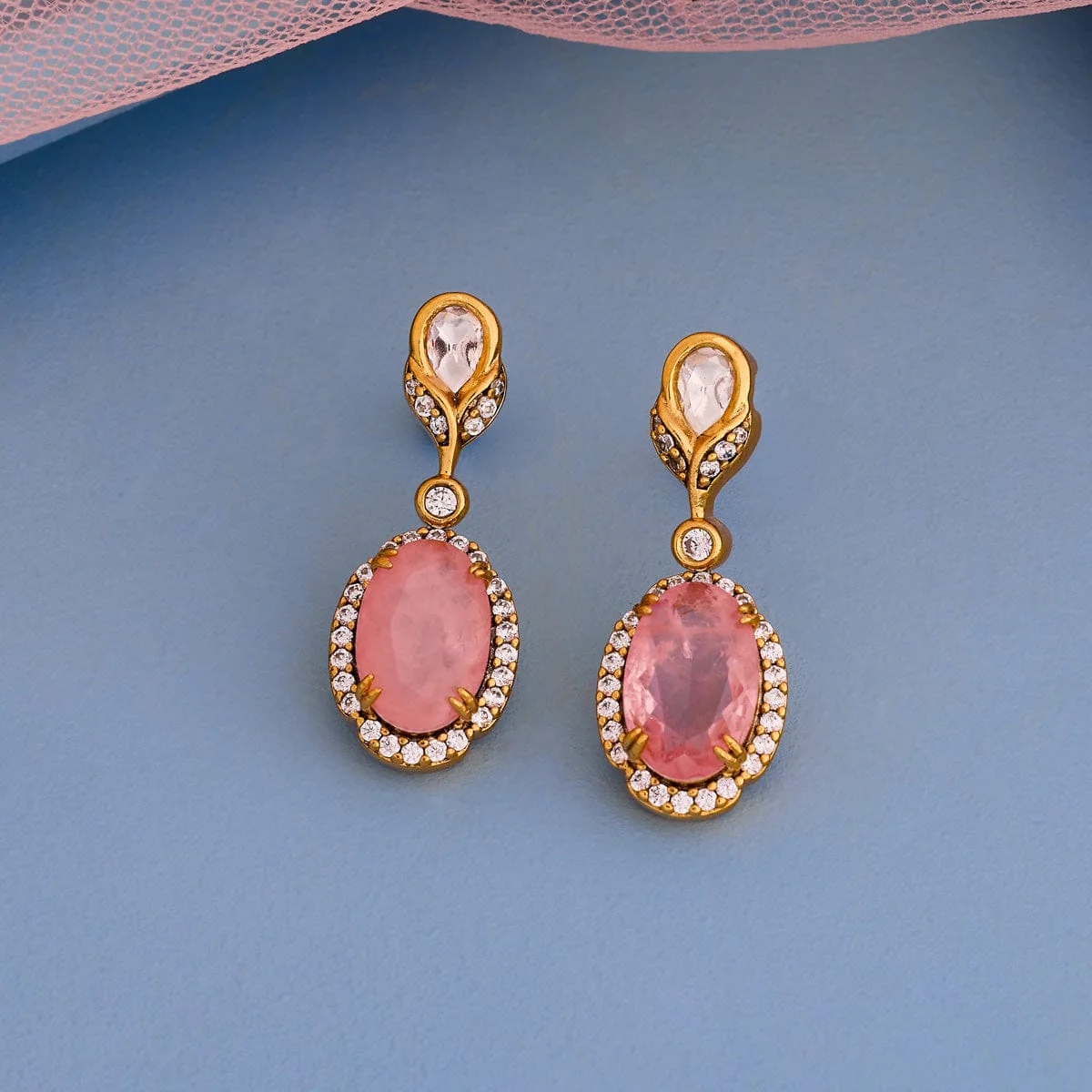 Kundan Earring 196903 - Image 8