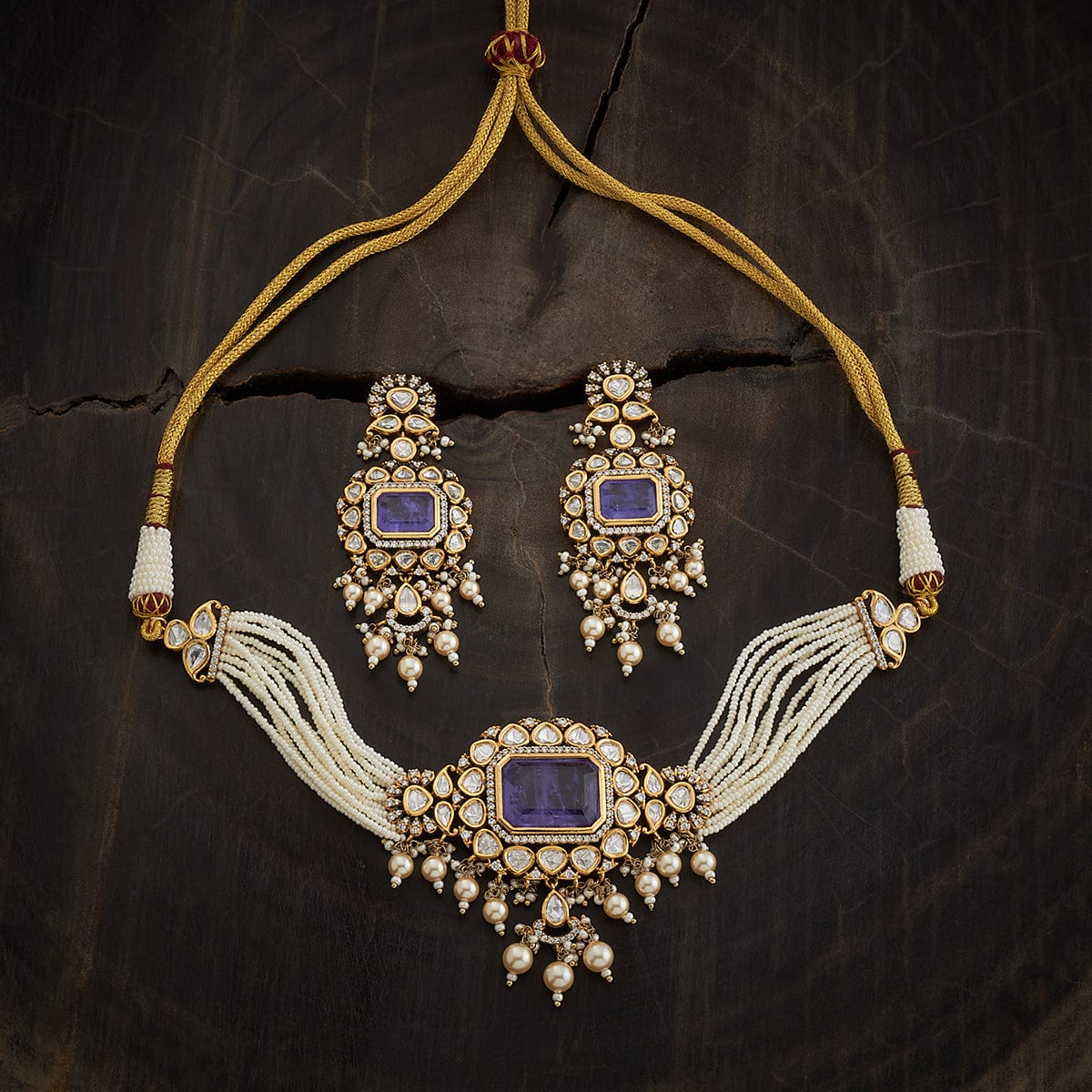 Kundan Necklace 149233 - Image 10