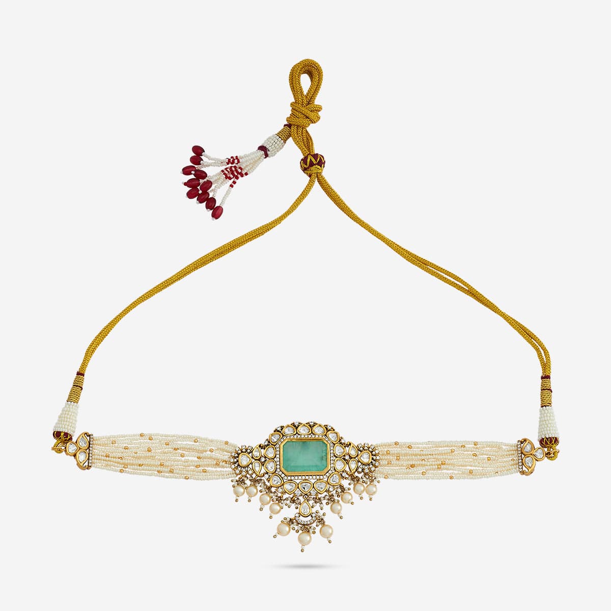 Kundan Necklace 149233 - Image 14