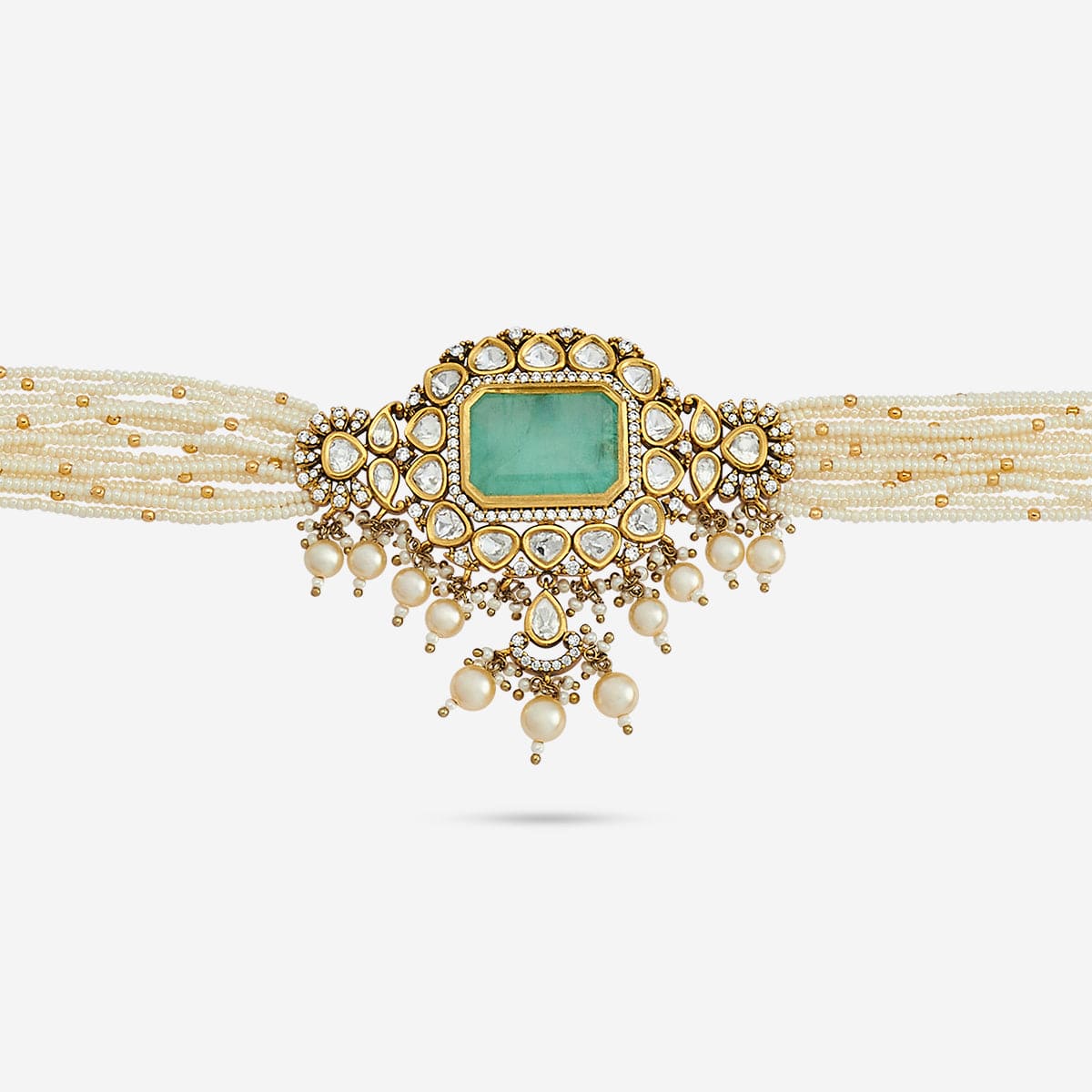 Kundan Necklace 149233 - Image 15
