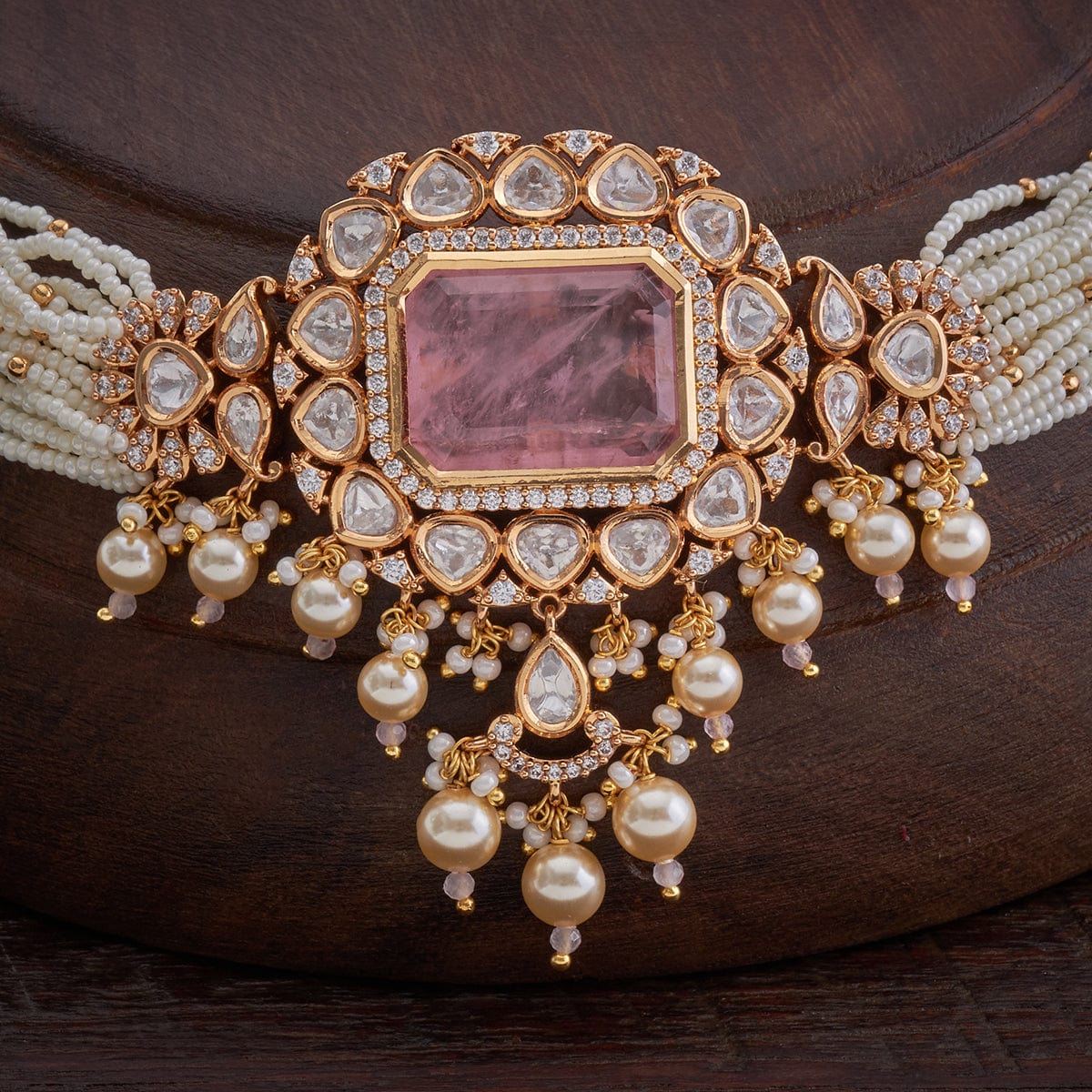 Kundan Necklace 149233 - Image 23