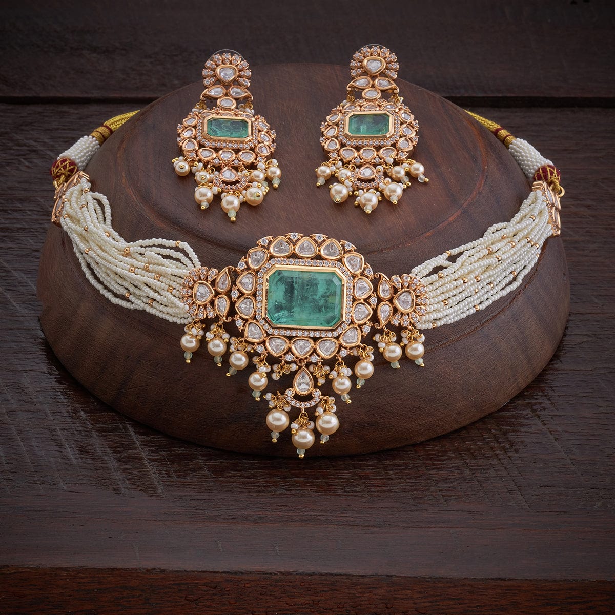 Kundan Necklace 149233 - Image 24