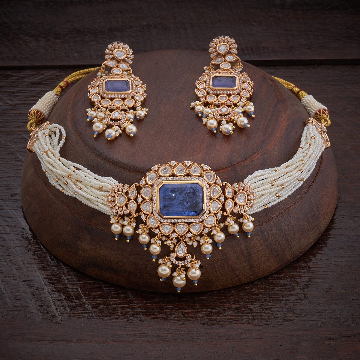 Kundan Necklace 149233 - Image 26