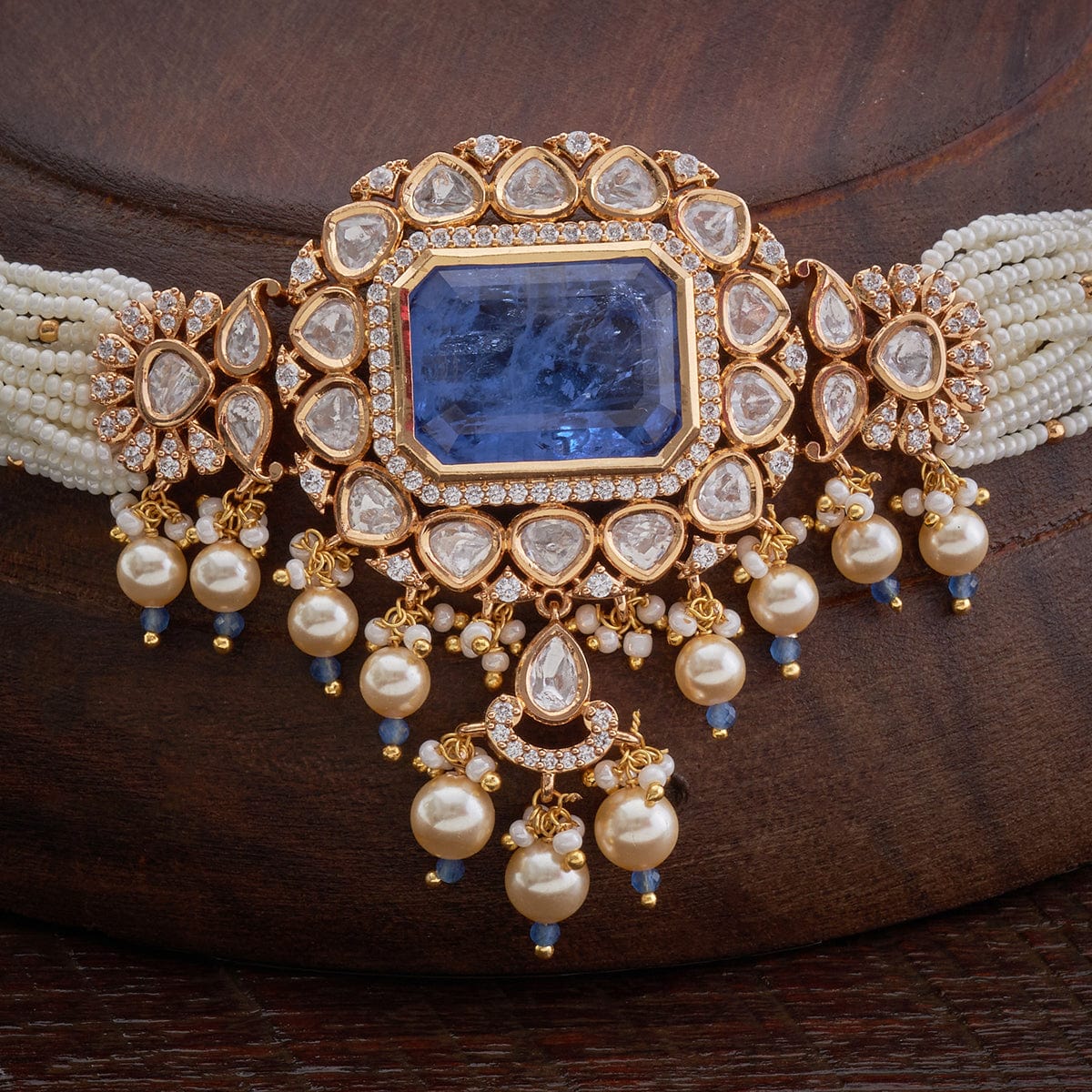 Kundan Necklace 149233 - Image 27