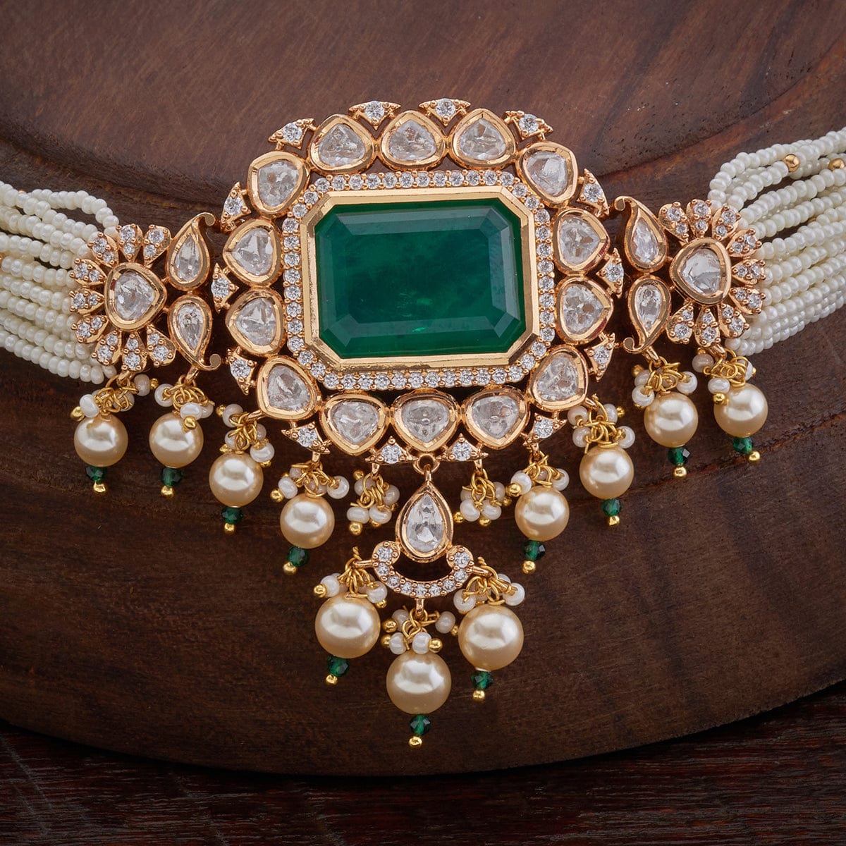 Kundan Necklace 149233 - Image 29