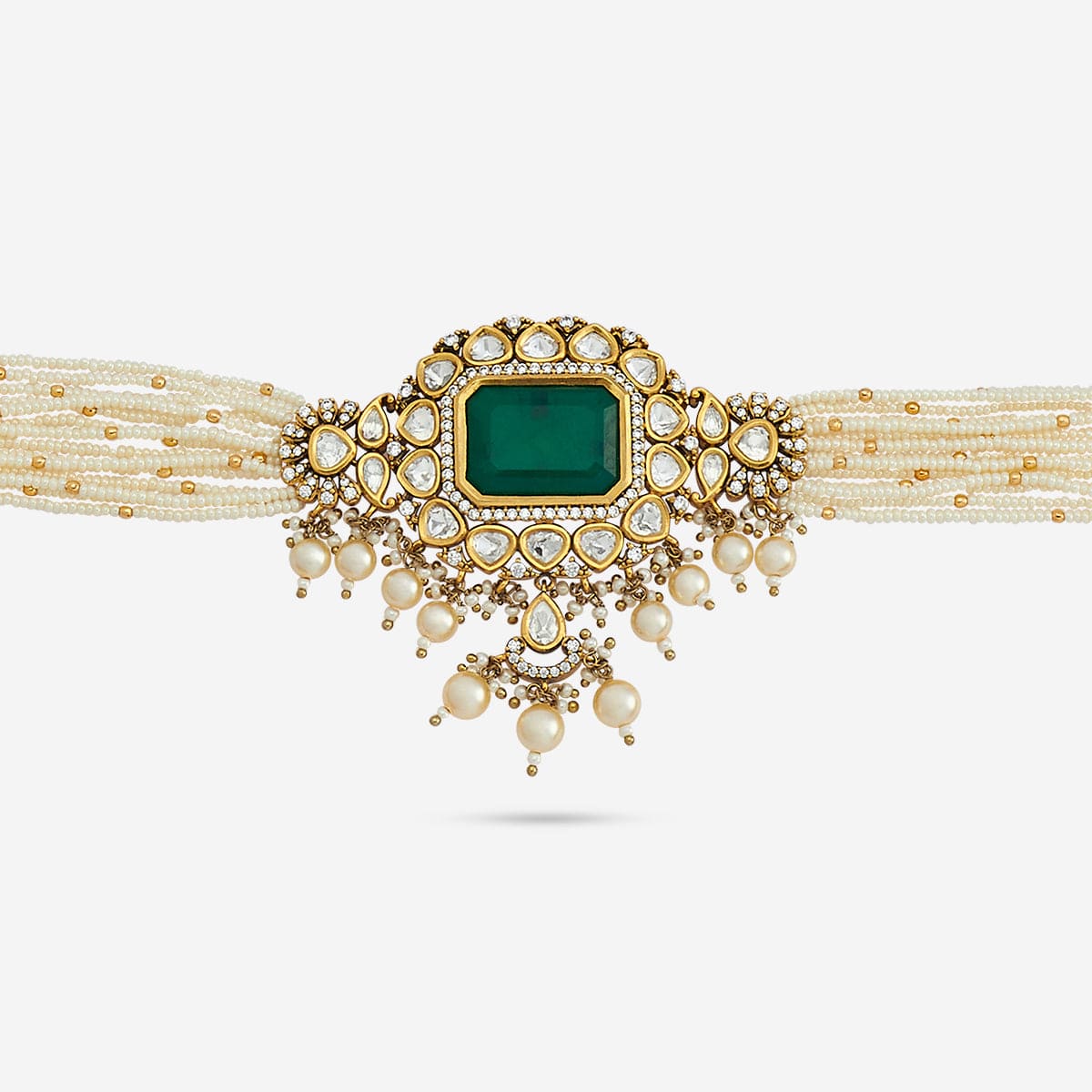 Kundan Necklace 149233 - Image 4
