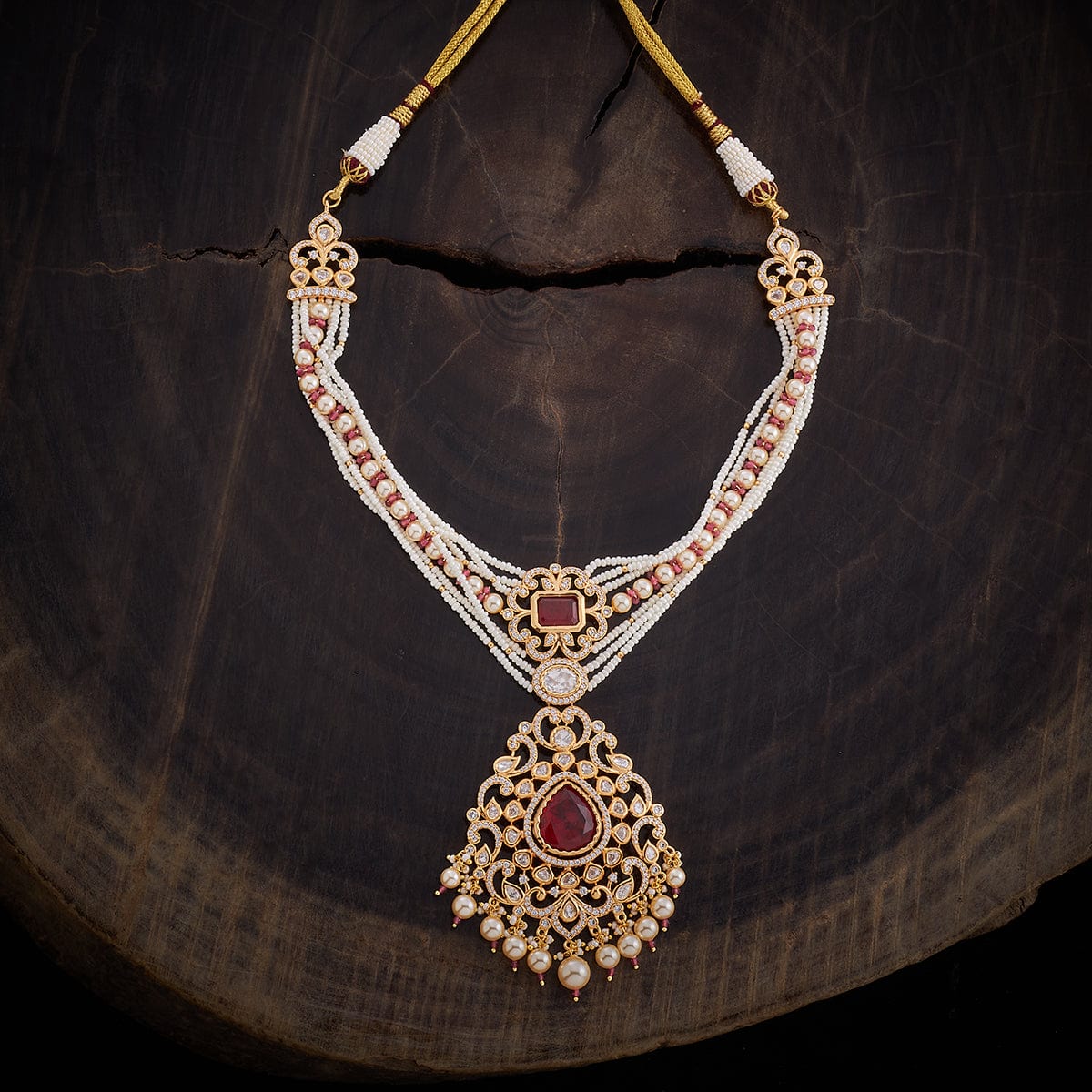 Kundan Necklace 161698 - Image 10