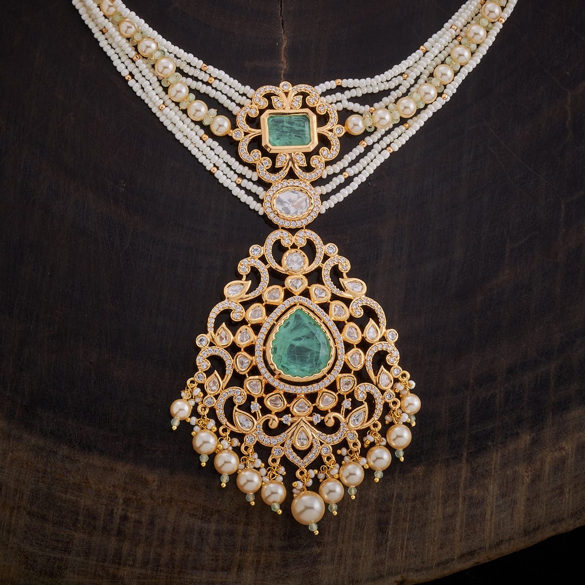Kundan Necklace 161698 - Image 11