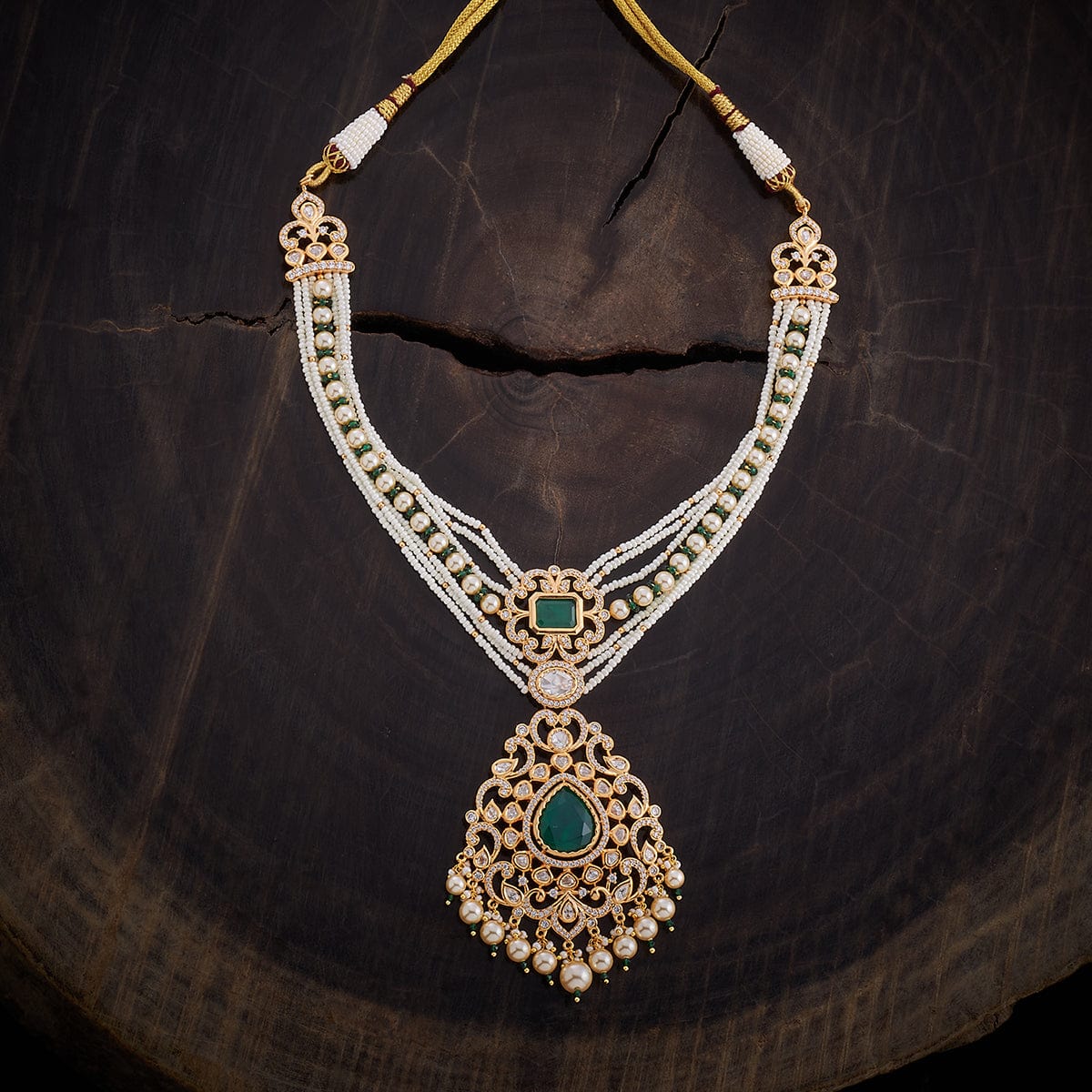 Kundan Necklace 161698 - Image 12