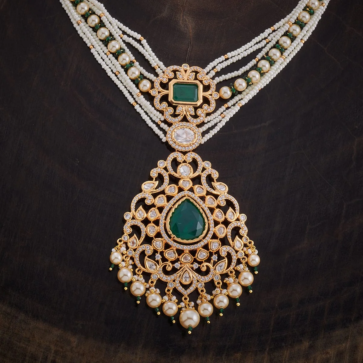 Kundan Necklace 161698 - Image 13
