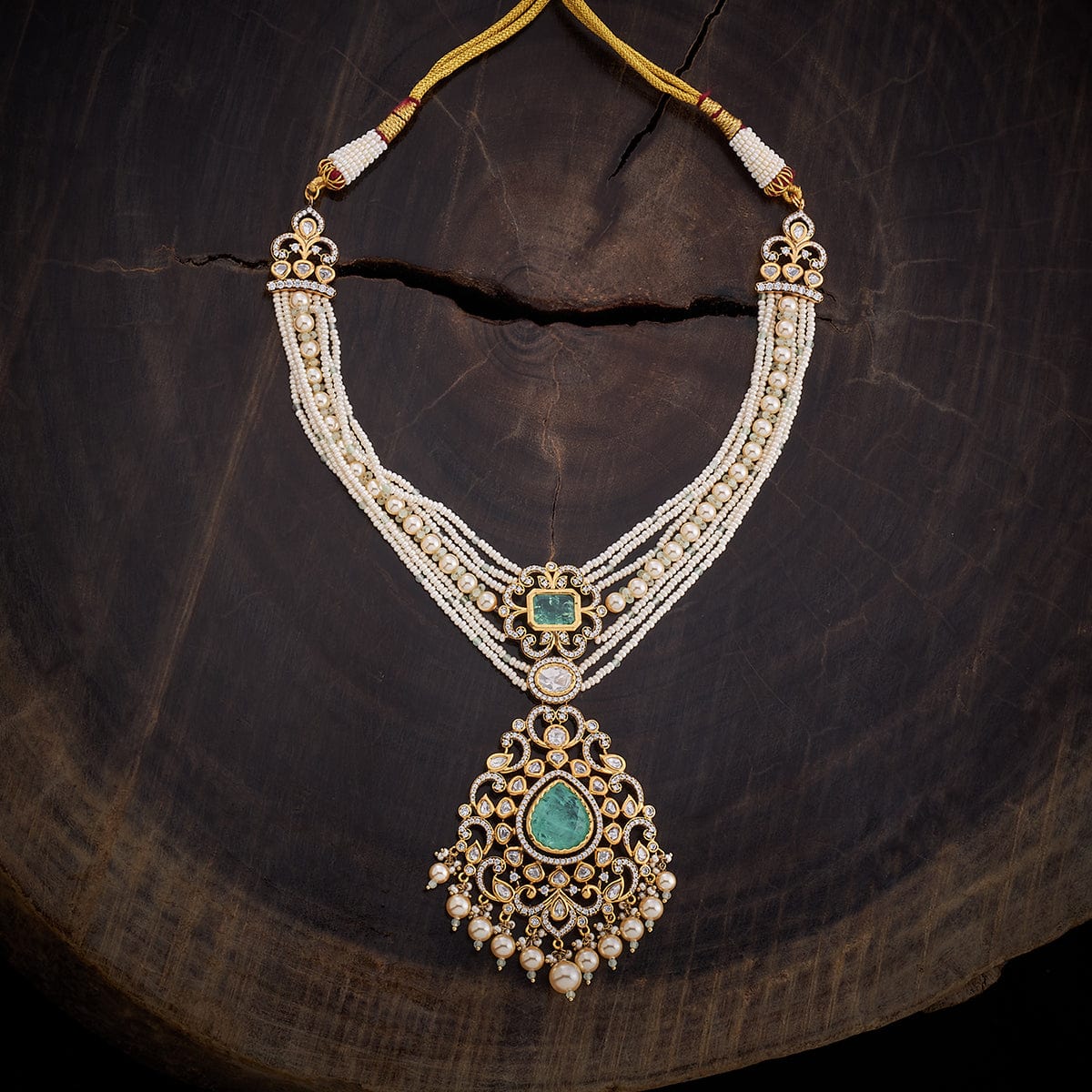 Kundan Necklace 161698 - Image 15