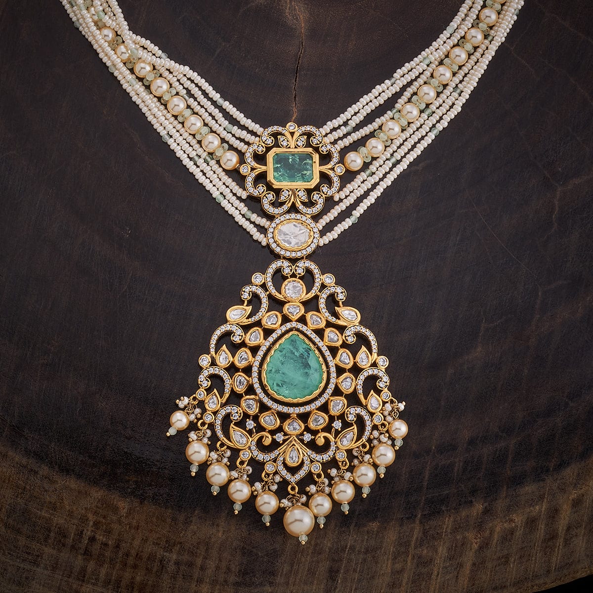 Kundan Necklace 161698 - Image 16