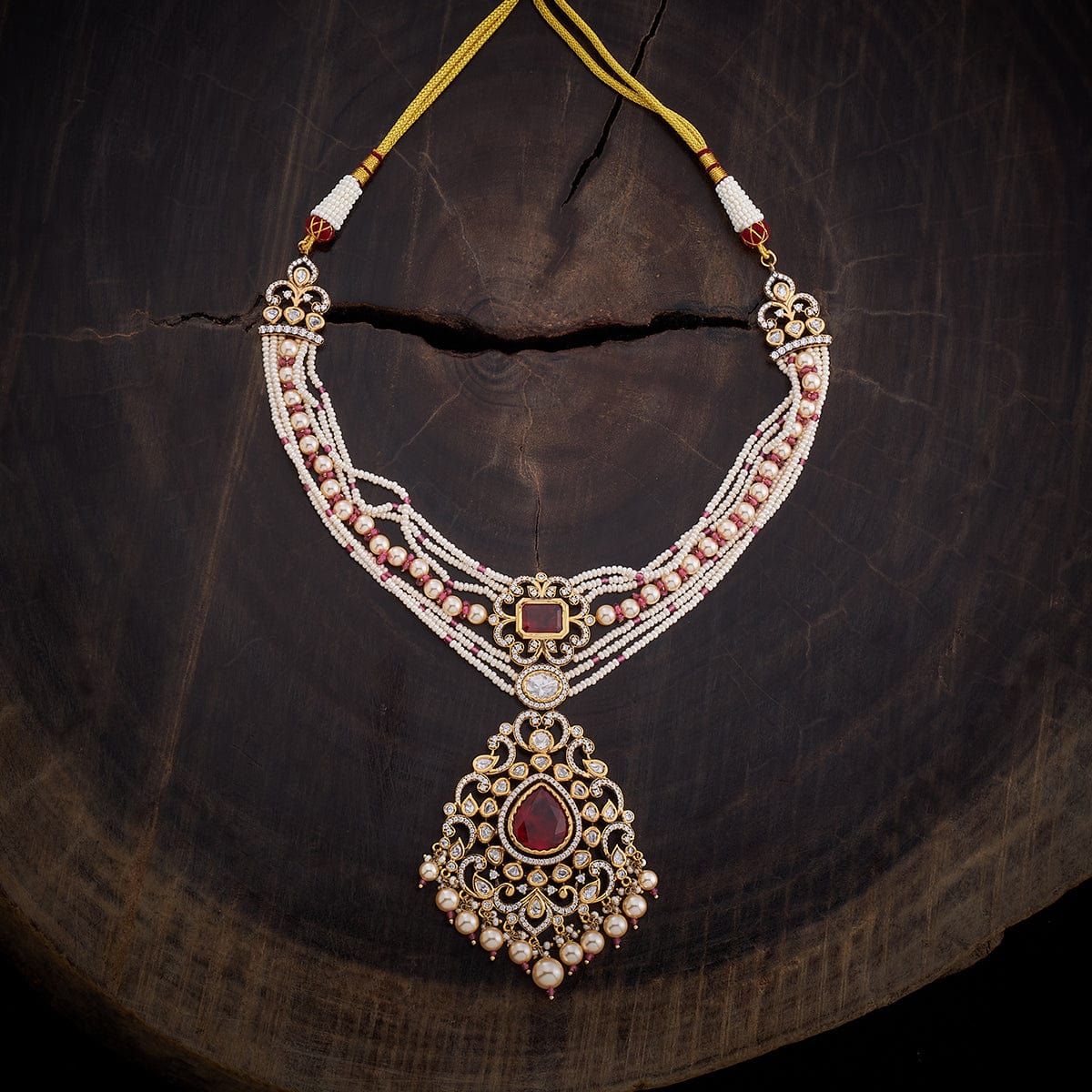 Kundan Necklace 161698 - Image 17