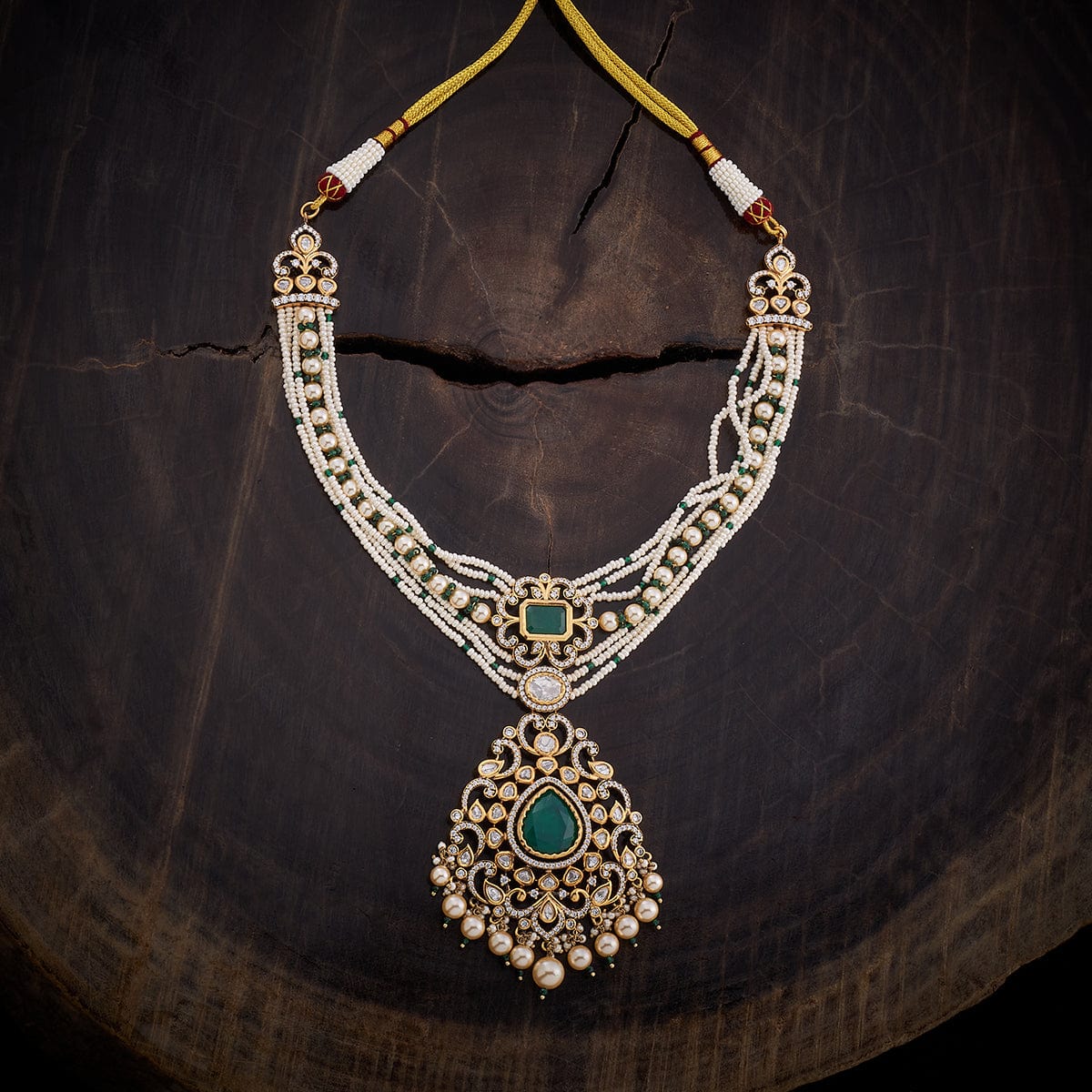 Kundan Necklace 161698 - Image 19