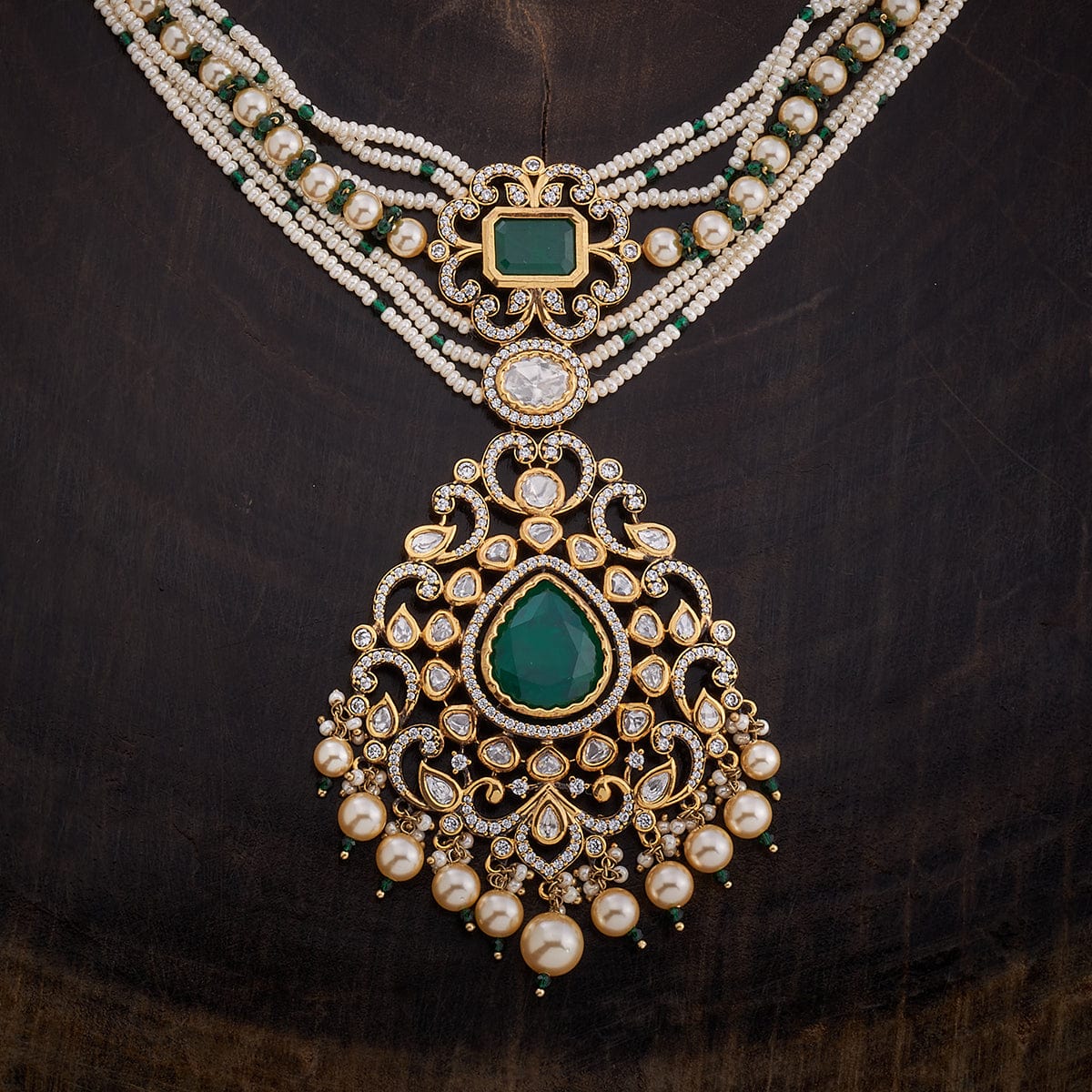 Kundan Necklace 161698 - Image 20