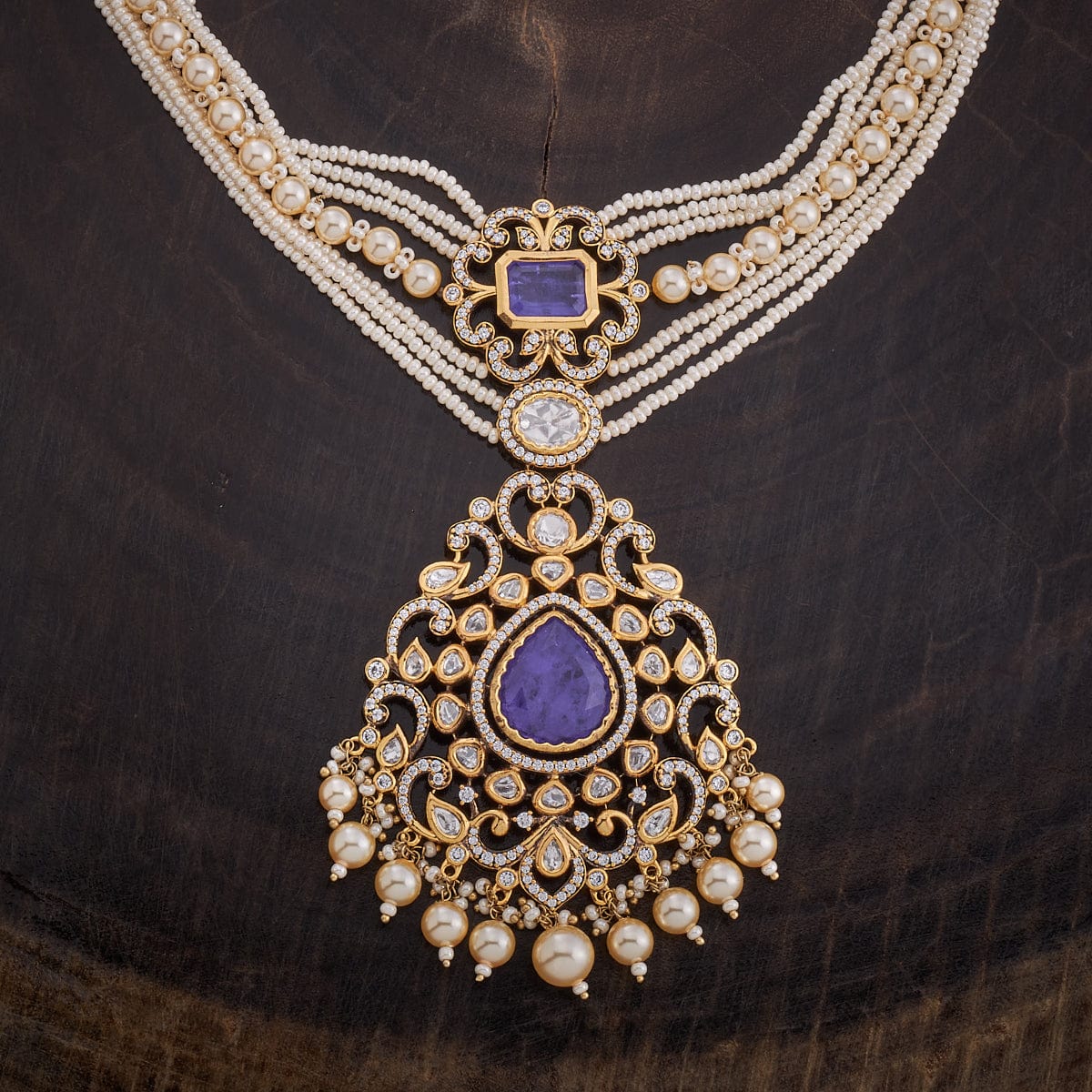 Kundan Necklace 161698 - Image 3