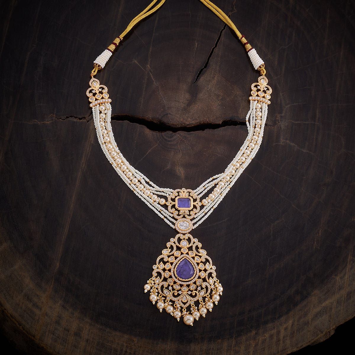 Kundan Necklace 161698 - Image 4