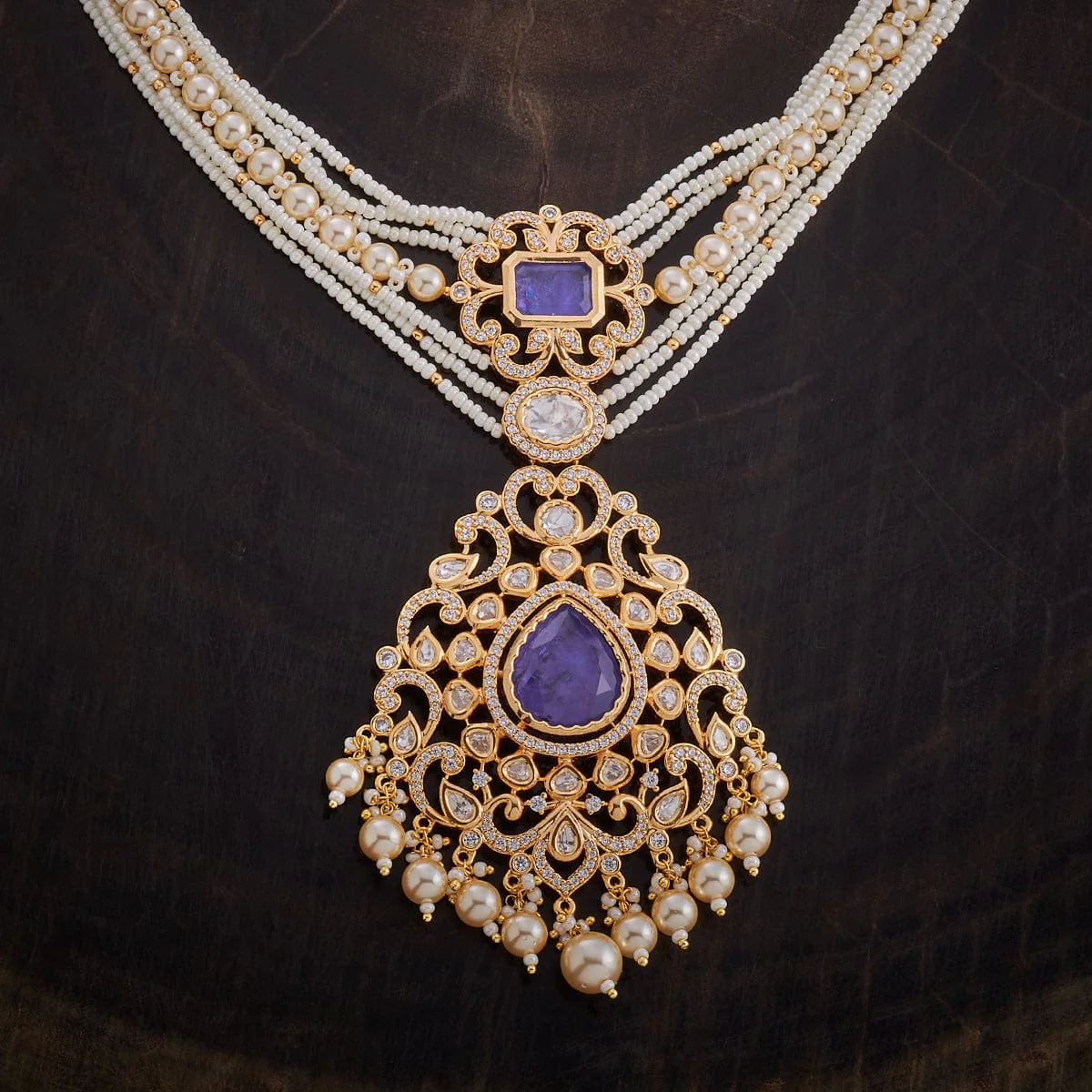 Kundan Necklace 161698 - Image 5