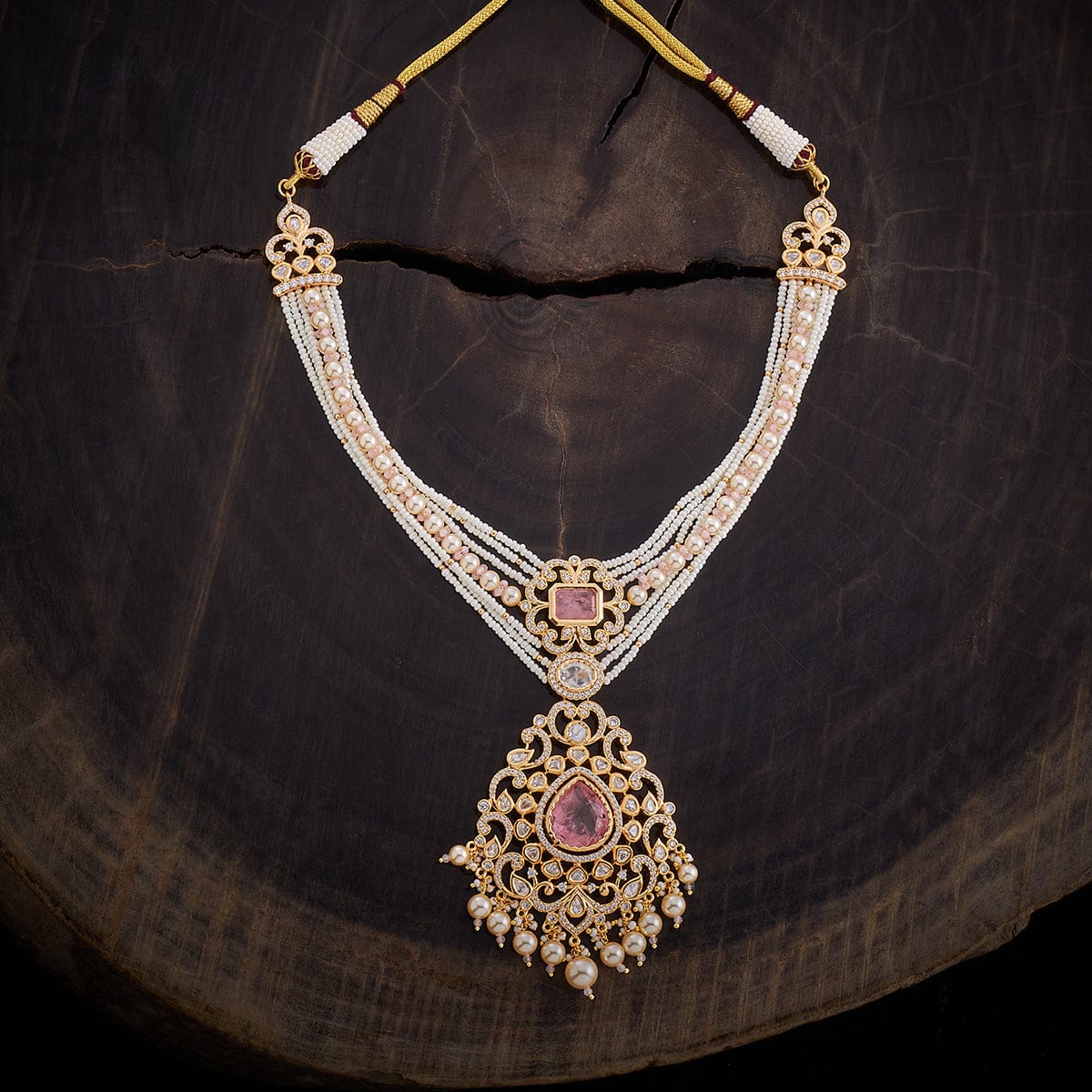 Kundan Necklace 161698 - Image 6