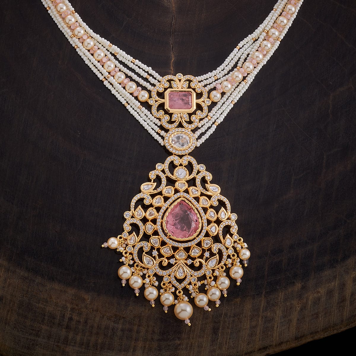 Kundan Necklace 161698 - Image 7
