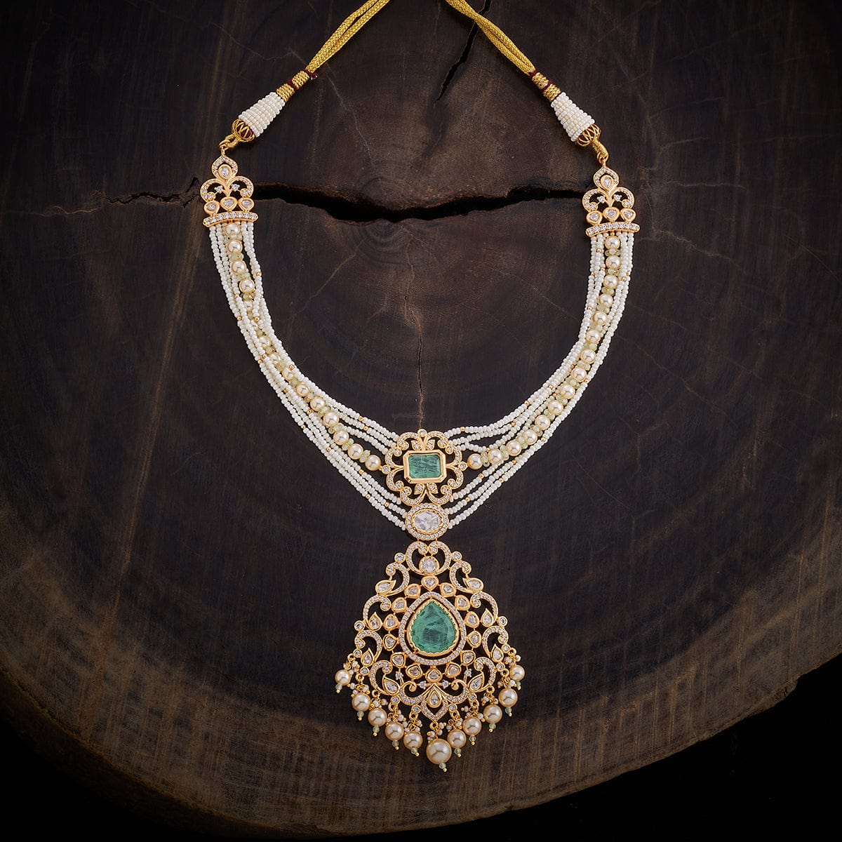 Kundan Necklace 161698 - Image 9