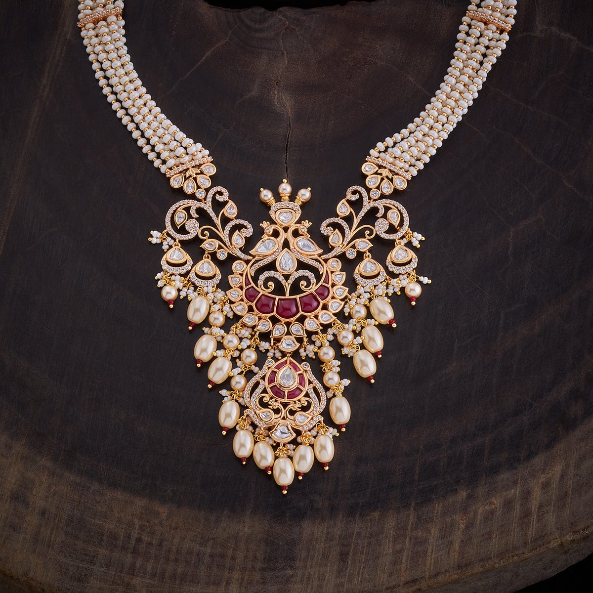 Kundan Necklace 164013 - Image 3