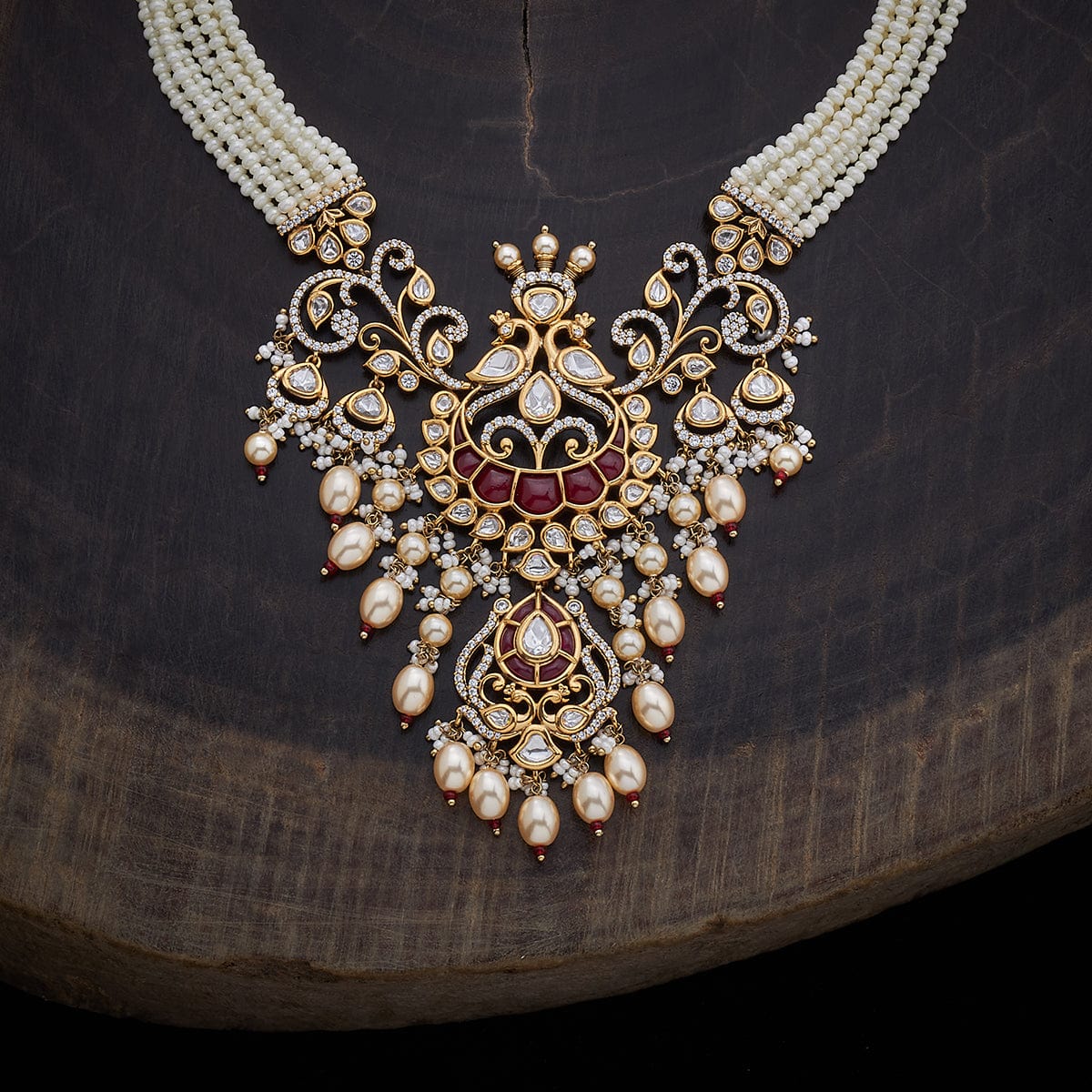 Kundan Necklace 164013 - Image 5