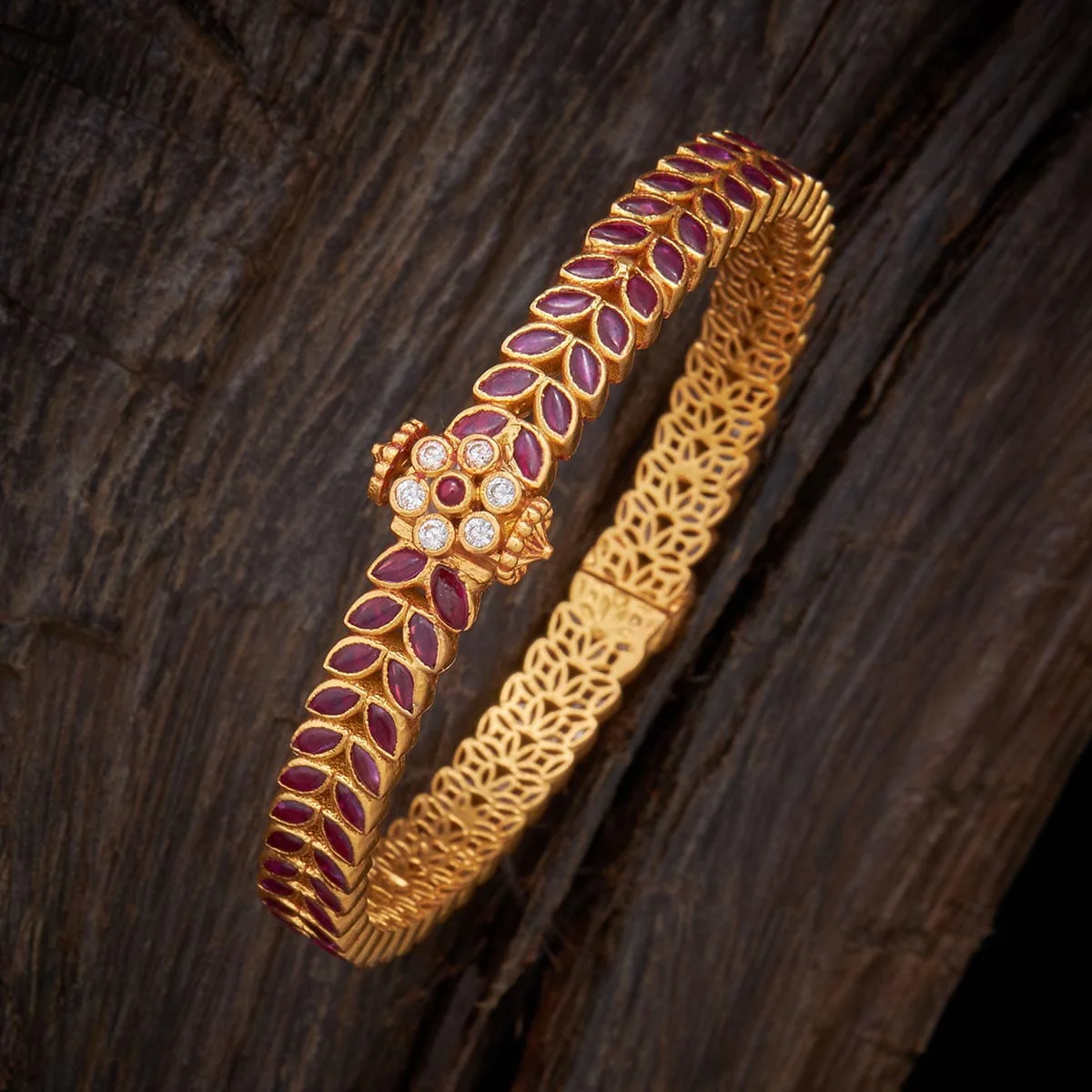 Silver Temple Bangle 134126 - Image 4