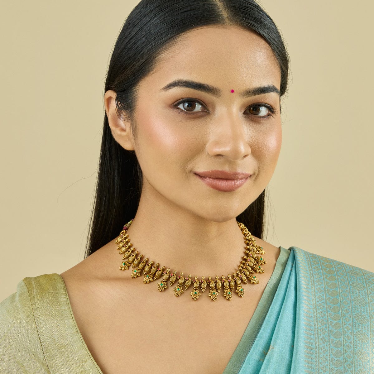 Silver Temple Necklace 185369
