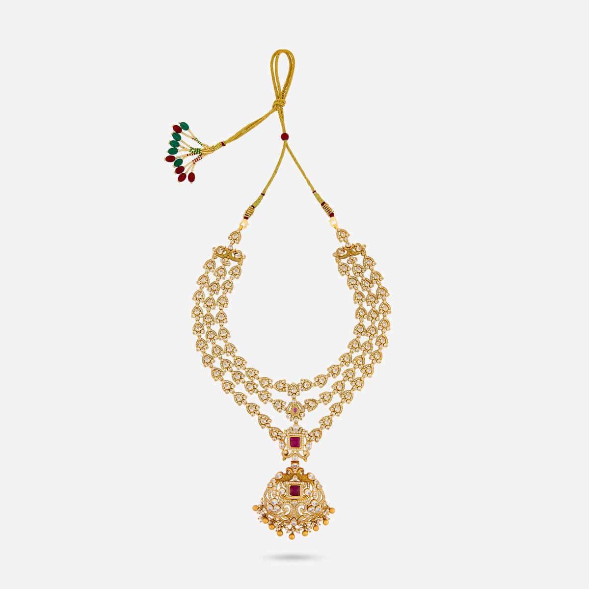 Silver Temple Necklace 185436 - Image 4