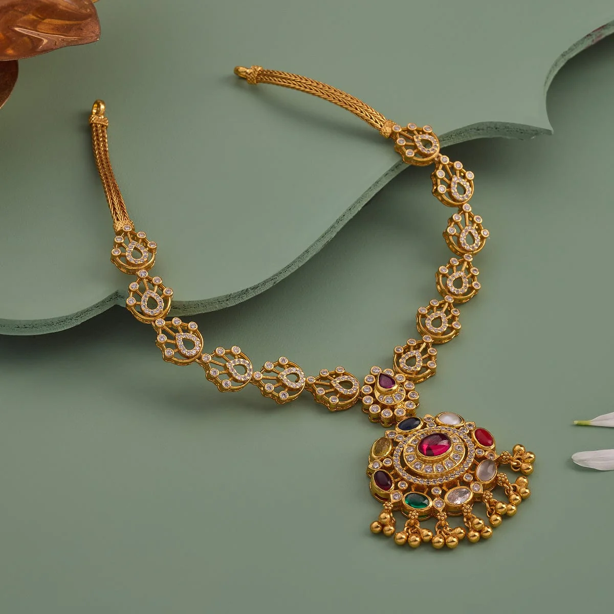 Silver Temple Necklace 186475 - Image 6